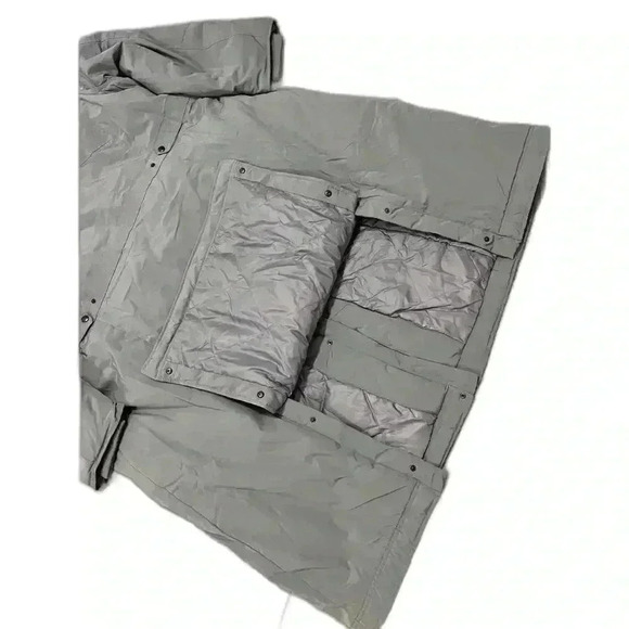 WOMEN WITHIN Gray 3M Hooded Thinsulate Insulation Parka Coat with faux fur | 4x - Picture 2 of 12